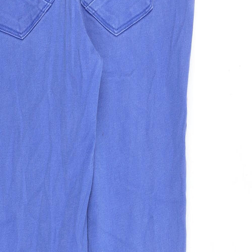 River Island Womens Blue Cotton Skinny Jeans Size 34 in L30 in Slim Zip