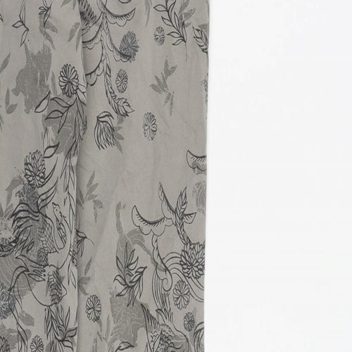 Pepe Jeans Womens Grey Floral Cotton Skinny Jeans Size 26 in L32 in Slim Zip