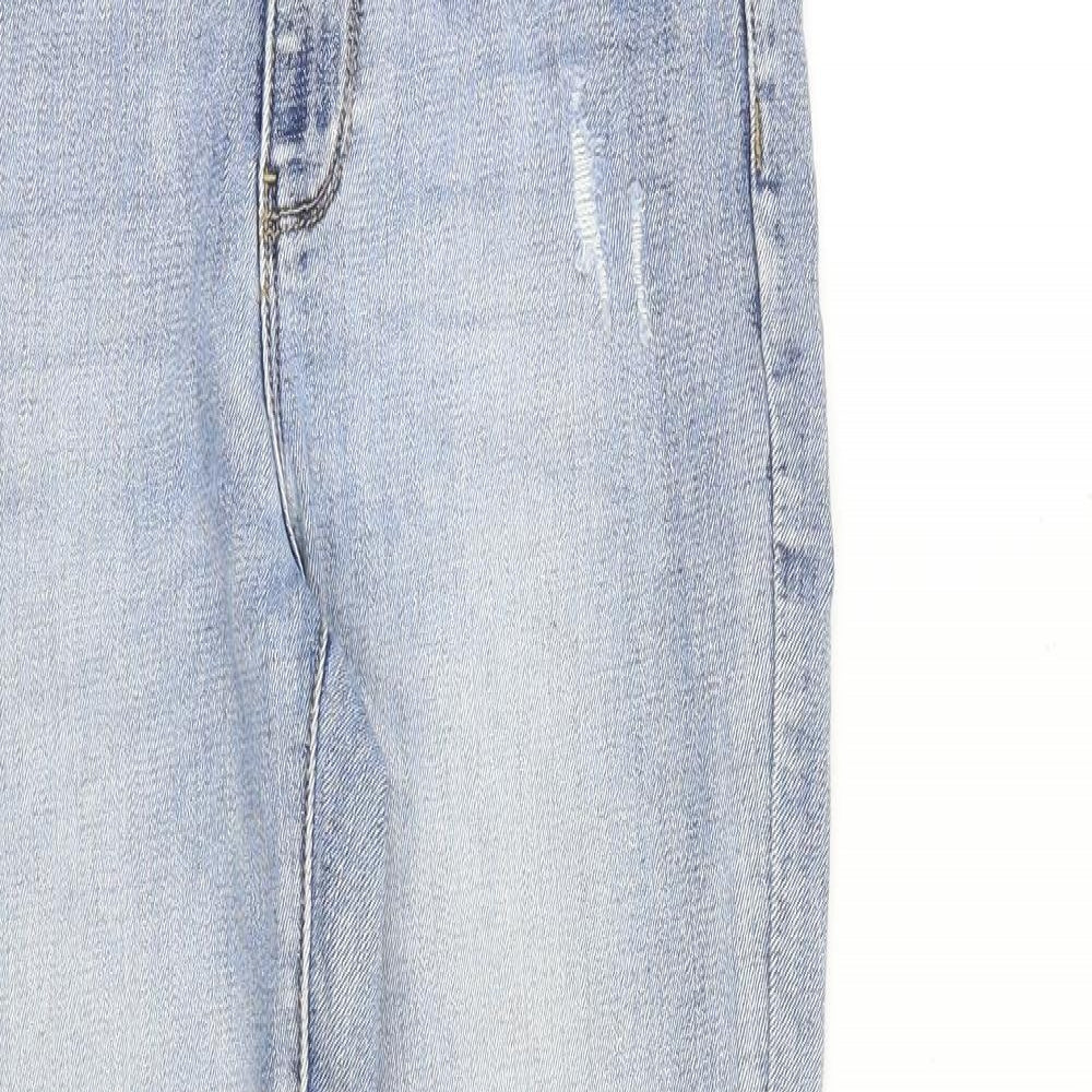 Toxik3 Womens Blue Cotton Skinny Jeans Size 8 L28 in Regular Zip