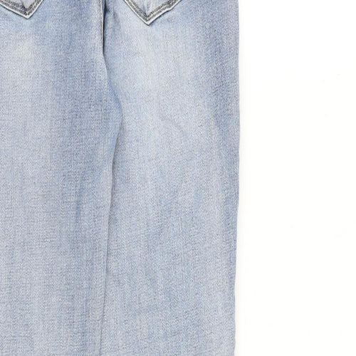 Toxik3 Womens Blue Cotton Skinny Jeans Size 8 L28 in Regular Zip