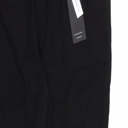 Pensy Mens Black Cotton Tapered Jeans Size 42 in L33 in Slim Zip