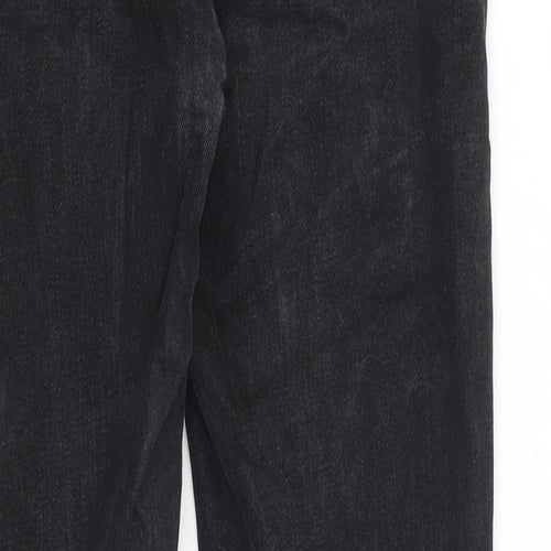 Mango Womens Black Cotton Skinny Jeans Size 10 L30 in Slim Zip