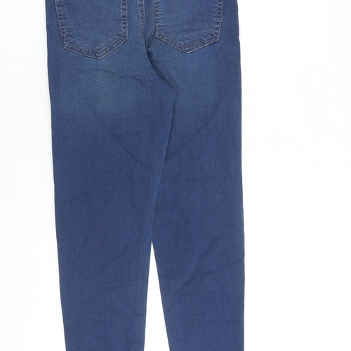 Marks and Spencer Womens Blue Cotton Jegging Jeans Size 6 L26 in Regular