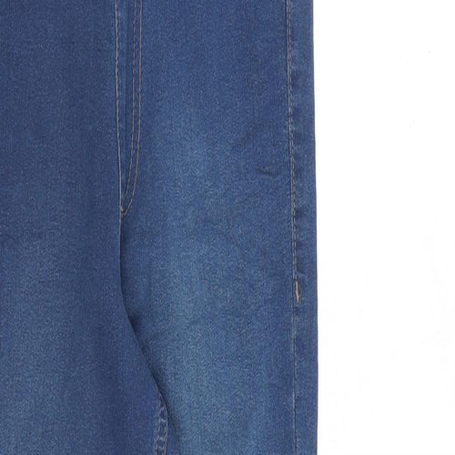 Marks and Spencer Womens Blue Cotton Jegging Jeans Size 6 L26 in Regular