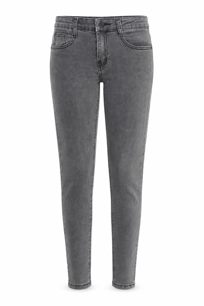 Jeans Wear Womens Grey Cotton Skinny Jeans Size 26 in L26 in Regular Zip