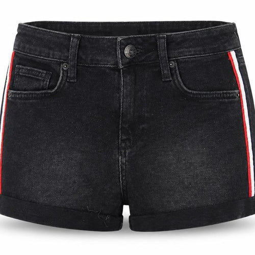 BDG Womens Black 100% Cotton Hot Pants Shorts Size 26 in Regular Zip