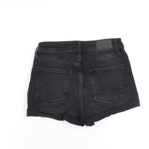 BDG Womens Black 100% Cotton Hot Pants Shorts Size 26 in Regular Zip