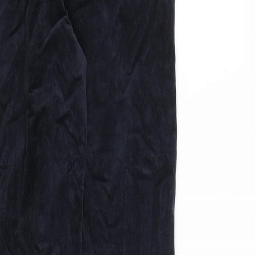 Marks and Spencer Womens Blue Cotton Straight Jeans Size 10 L31 in Regular Zip