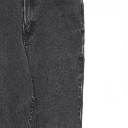 H&M Boys Grey Cotton Skinny Jeans Size 14 Years L28 in Regular Zip