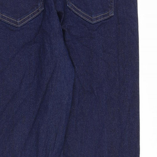 Marks and Spencer Womens Blue Cotton Jegging Jeans Size 16 L27 in Regular