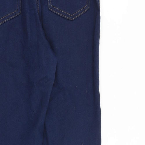 Marks and Spencer Womens Blue Cotton Jegging Jeans Size 12 L26 in Regular