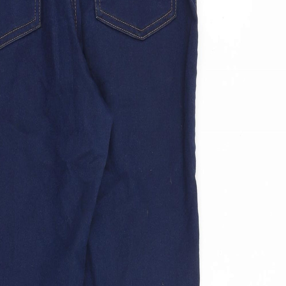 Marks and Spencer Womens Blue Cotton Jegging Jeans Size 12 L26 in Regular