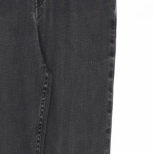 H&M Boys Grey Cotton Skinny Jeans Size 14 Years L28 in Regular Zip