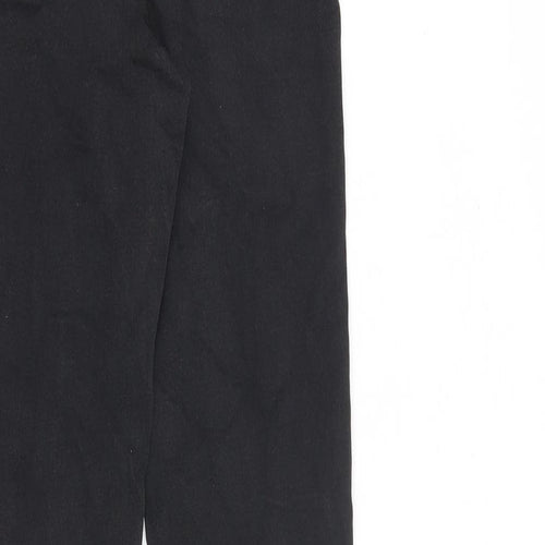 Marks and Spencer Womens Black Cotton Skinny Jeans Size 6 L28 in Slim Zip