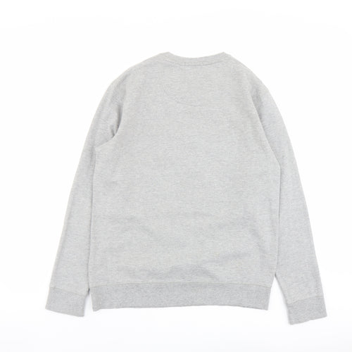 Drift King Mens Grey Cotton Pullover Sweatshirt Size M