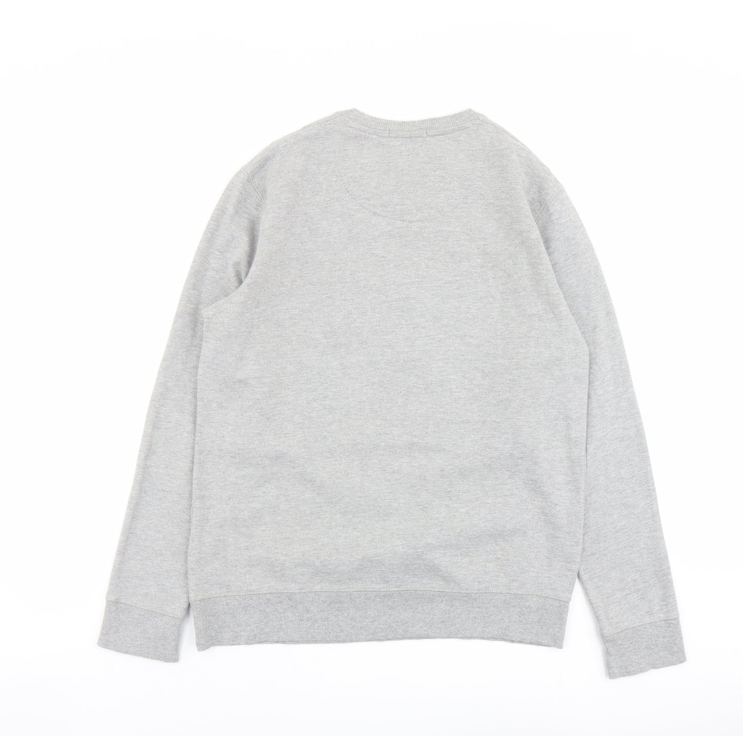 Drift King Mens Grey Cotton Pullover Sweatshirt Size M