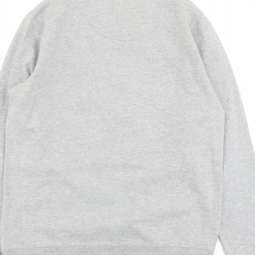 Drift King Mens Grey Cotton Pullover Sweatshirt Size M