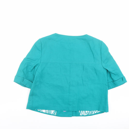 NEXT Womens Green Jacket Size 10 Button