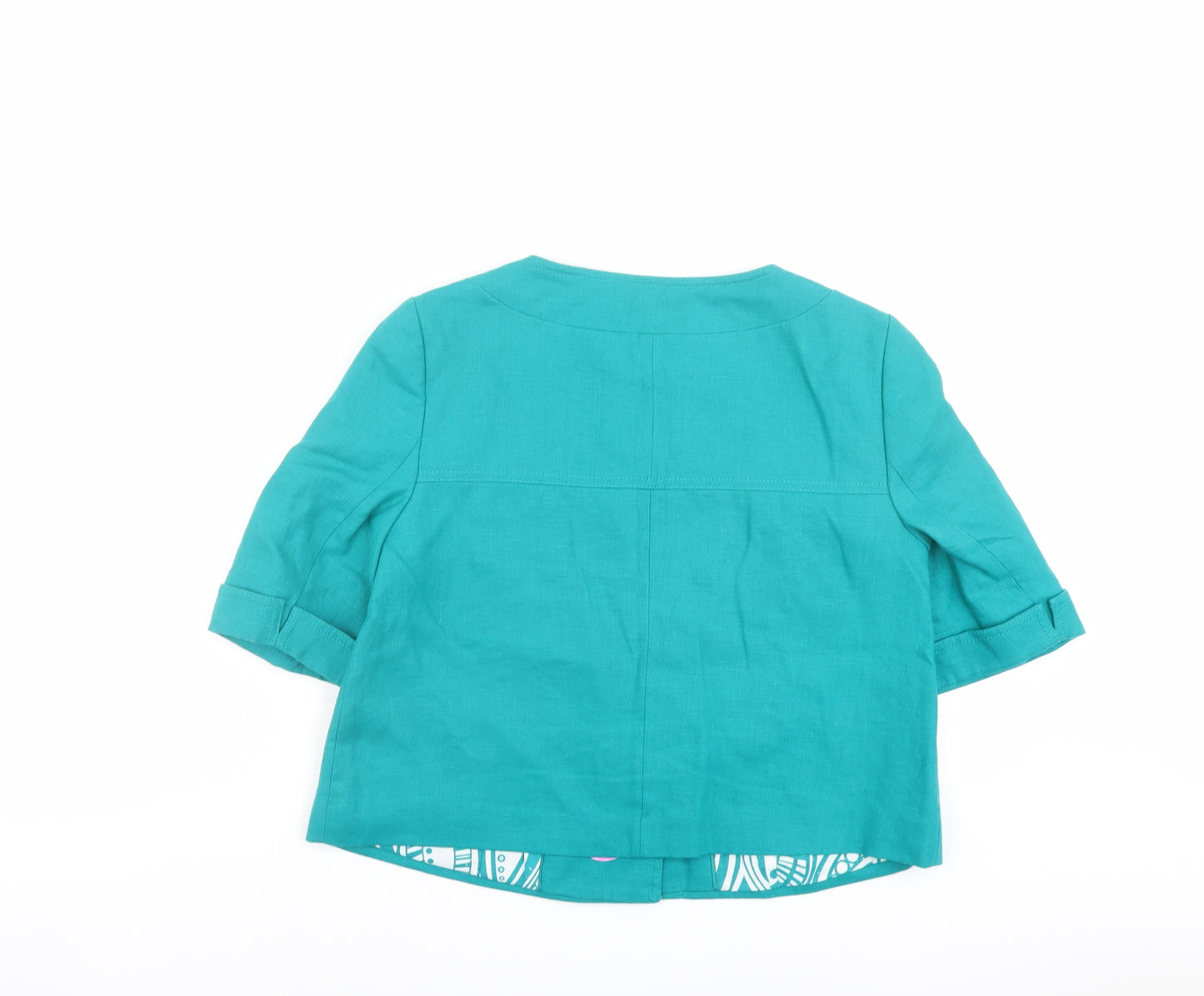 NEXT Womens Green Jacket Size 10 Button