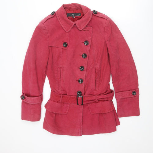 NEXT Womens Pink Jacket Size 12 Button