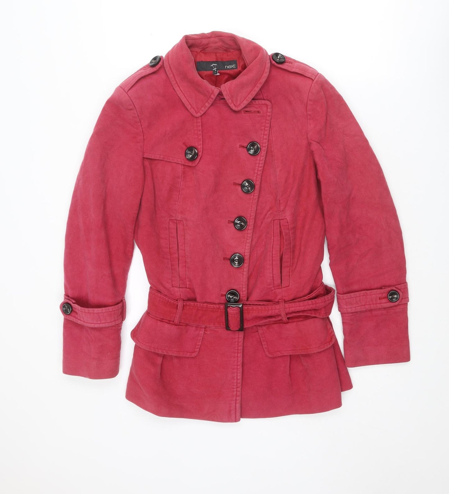 NEXT Womens Pink Jacket Size 12 Button