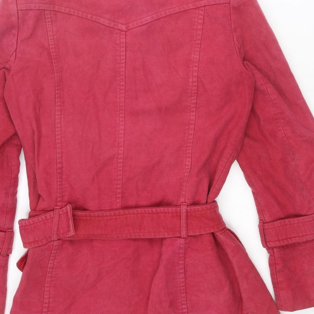 NEXT Womens Pink Jacket Size 12 Button