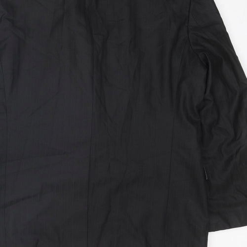 Sand Mens Black Wool Jacket Suit Jacket Size 44 Regular
