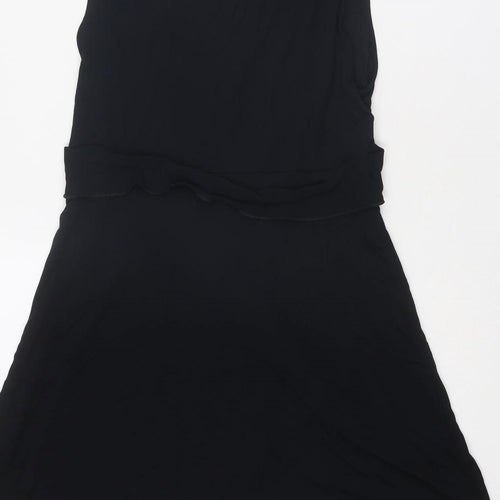Autograph Womens Black Viscose Basic Tank Size 16 V-Neck