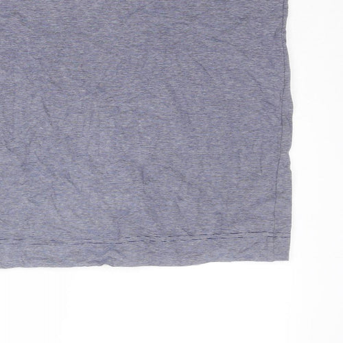 H&M Womens Blue Striped Cotton Bandage Skirt Size M