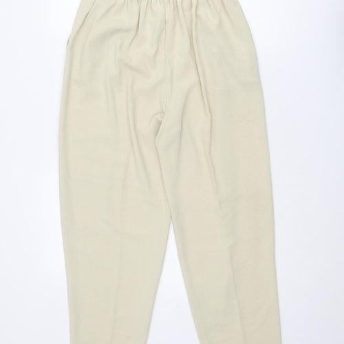 Jessica Reid Womens Beige Polyester Dress Pants Trousers Size 14 L29 in Regular