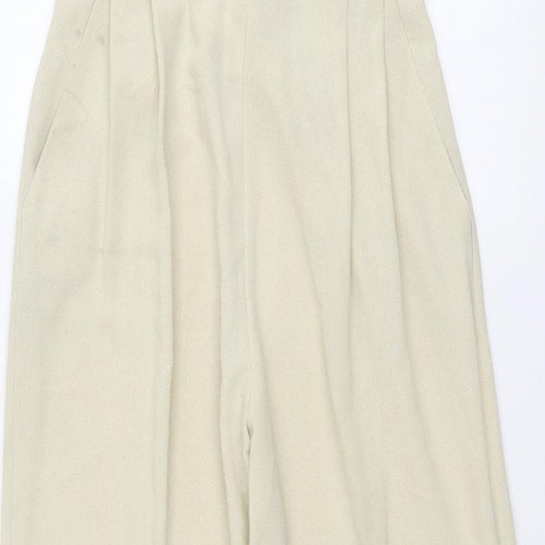Jessica Reid Womens Beige Polyester Dress Pants Trousers Size 14 L29 in Regular
