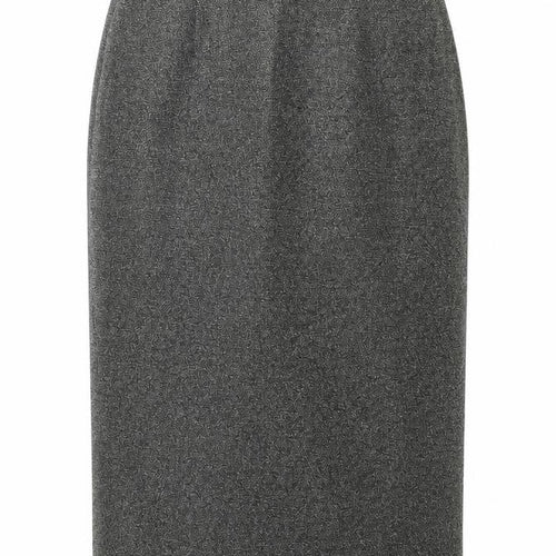 Richards Womens Grey Cotton Straight & Pencil Skirt Size 14 Zip