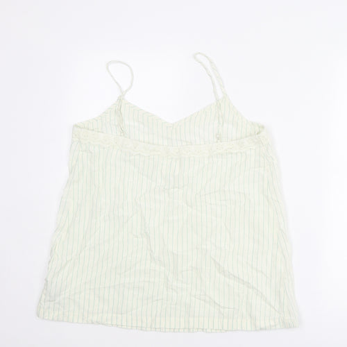 Marks and Spencer Womens Ivory Viscose Camisole Tank Size 12 V-Neck