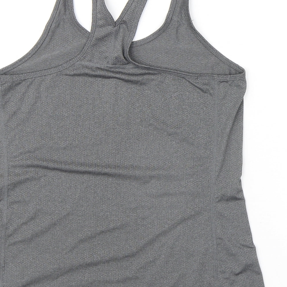 Karrimor Womens Grey Polyester Basic Tank Size 10 Scoop Neck Pullover