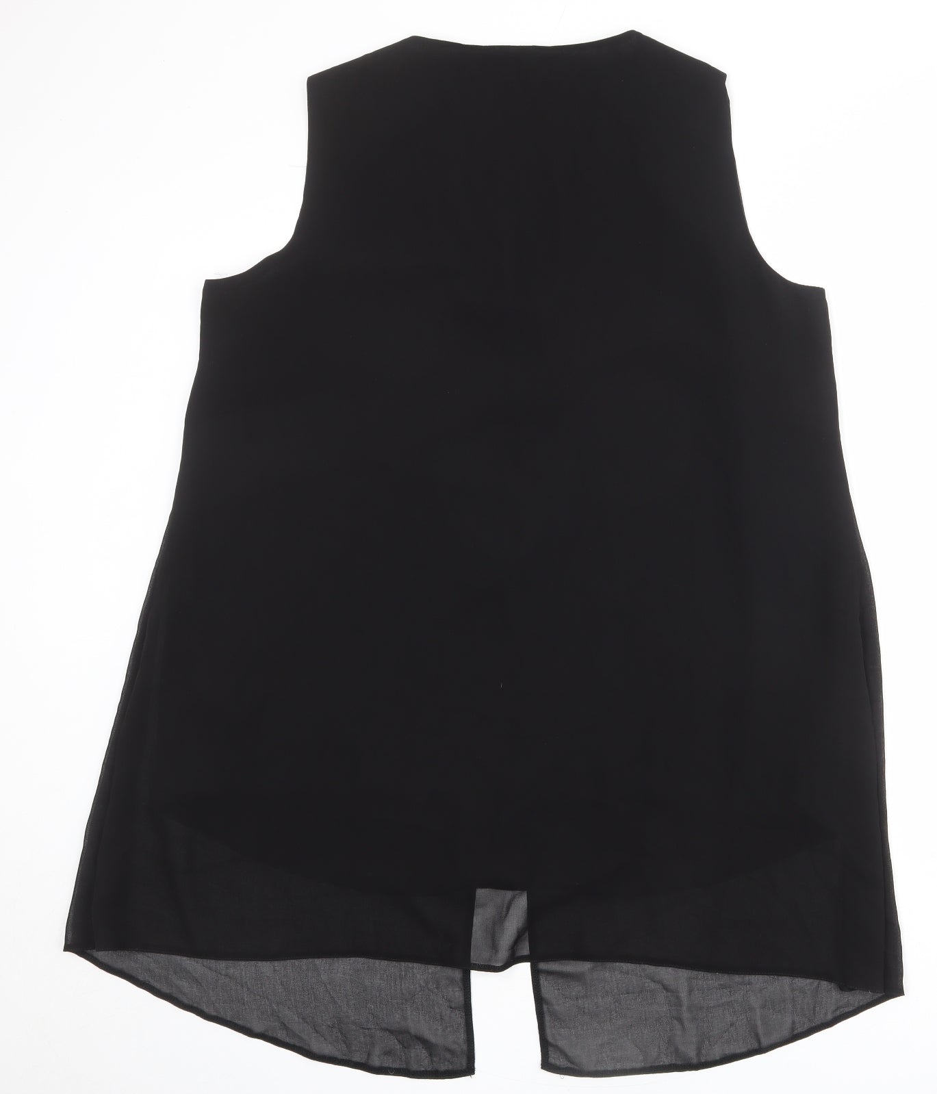 Evans Womens Black Polyester Shift Size 20 V-Neck Pullover