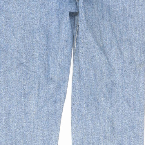 ASOS Womens Blue Cotton Skinny Jeans Size 32 in L32 in Regular Zip