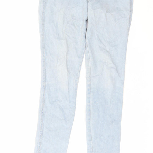 H&M Mens Blue Cotton Skinny Jeans Size 27 in L32 in Regular Zip