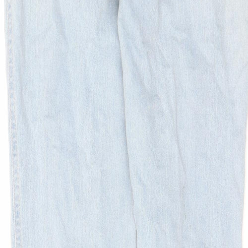 H&M Mens Blue Cotton Skinny Jeans Size 27 in L32 in Regular Zip