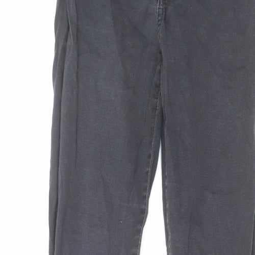 H&M Womens Blue Cotton Skinny Jeans Size 10 L29 in Regular Zip