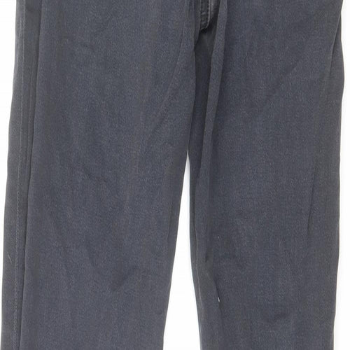 H&M Womens Blue Cotton Skinny Jeans Size 10 L29 in Regular Zip