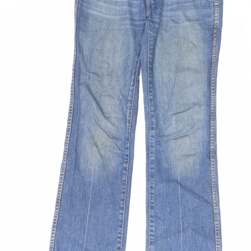 Levi's Womens Black Cotton Bootcut Jeans Size 30 in L31 in Regular Zip