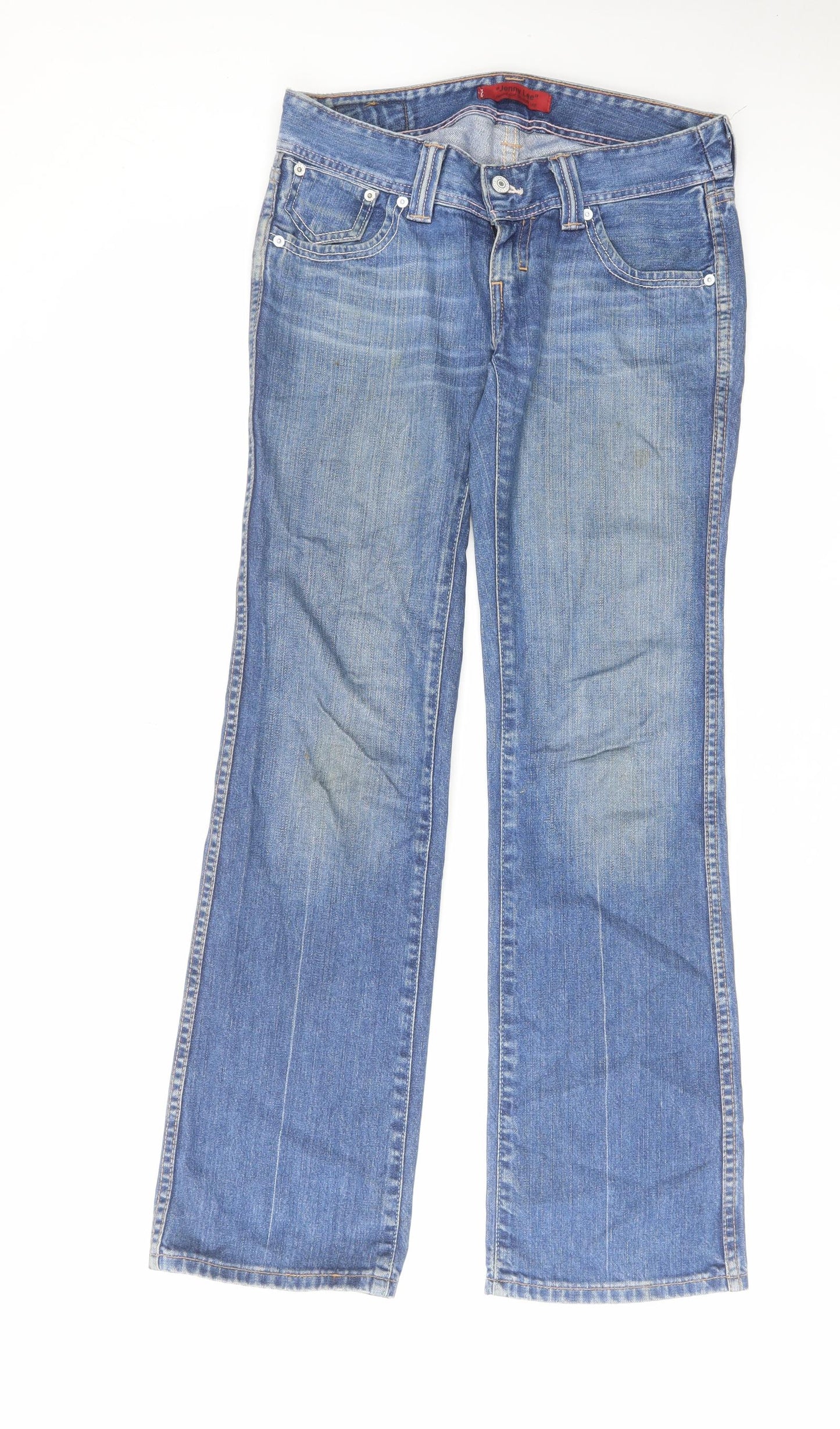 Levi's Womens Black Cotton Bootcut Jeans Size 30 in L31 in Regular Zip