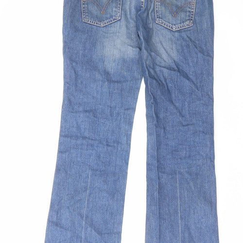 Levi's Womens Black Cotton Bootcut Jeans Size 30 in L31 in Regular Zip