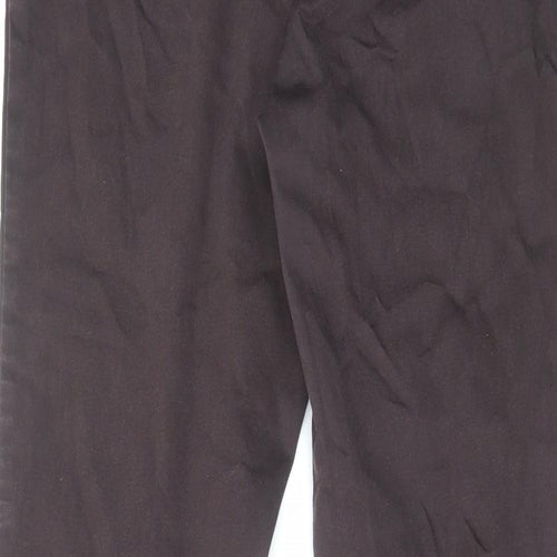 Marks and Spencer Womens Brown Cotton Jegging Jeans Size 16 L28 in Regular