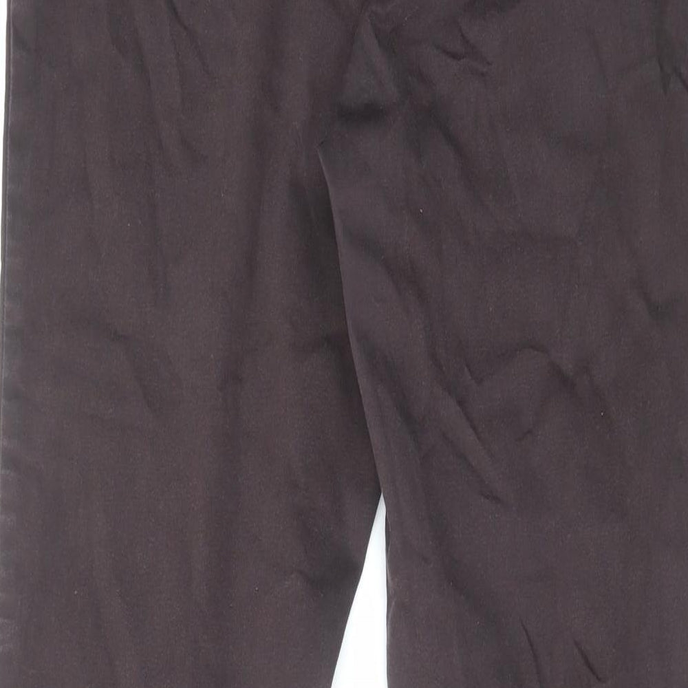 Marks and Spencer Womens Brown Cotton Jegging Jeans Size 16 L28 in Regular