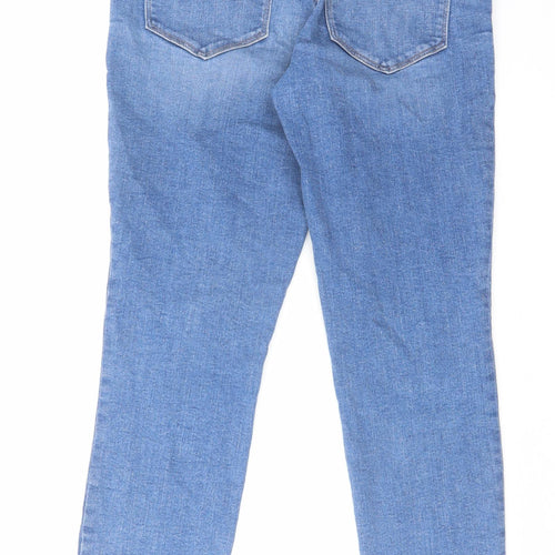 Gap Womens Blue Cotton Skinny Jeans Size 8 L29 in Regular Zip