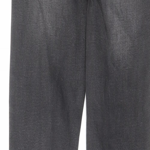 New Look Womens Grey Cotton Skinny Jeans Size 8 L31 in Regular Zip