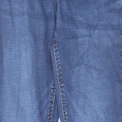 NEXT Boys Blue Cotton Straight Jeans Size 14 Years Regular Zip