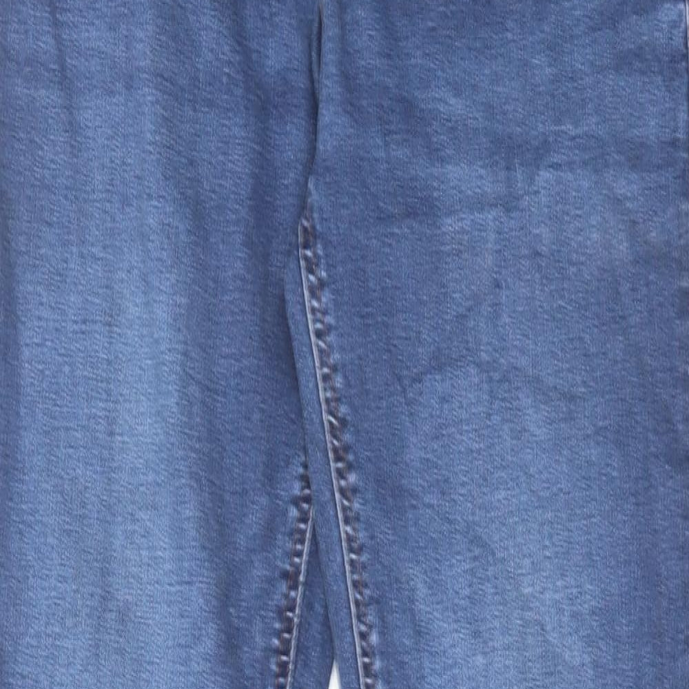 NEXT Boys Blue Cotton Straight Jeans Size 14 Years Regular Zip