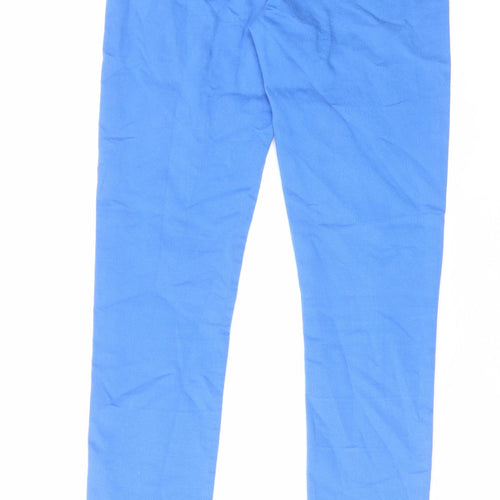 Denim & Co. Womens Blue Cotton Skinny Jeans Size 10 L28 in Regular Zip
